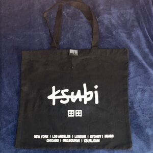 Ksubi Black Tote Bag